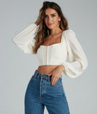 Day Dreams Corset Crepe Top helps create the best bachelorette party outfit or the bride's sultry bachelorette dress for a look that slays!