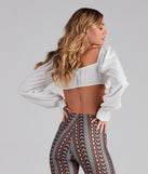 Major Crush Puff Sleeve Crop Top is a trendy pick to create 2023 festival outfits, festival dresses, outfits for concerts or raves, and complete your best party outfits!