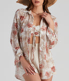 With fun and flirty details, Blushing Tropics Button-Up Top shows off your unique style for a trendy outfit for the summer season!