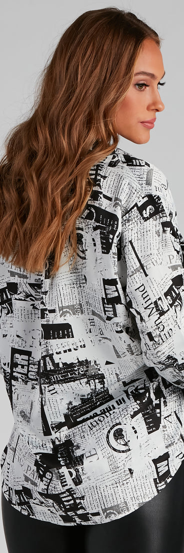 With fun and flirty details, Making Headlines Satin Tunic Top shows off your unique style for a trendy outfit for the summer season!