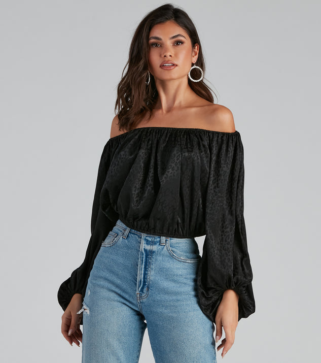 On The Prowl Satin Leopard Blouse creates the perfect New Year’s Eve Outfit or new years dress with stylish details in the latest trends to ring in 2023!