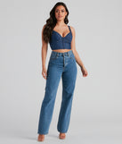 GNO Denim Corset is a fire pick to create 2023 festival outfits, concert dresses, outfits for raves, or to complete your best party outfits or clubwear!
