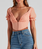 With fun and flirty details, If You Pleats Crepe Bustier shows off your unique style for a trendy outfit for the summer season!