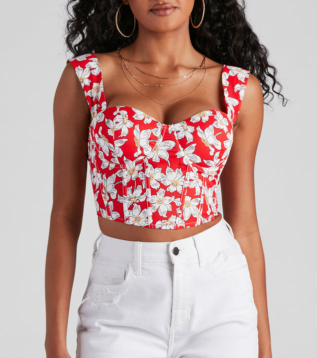 Sunny Day Floral Corset Top | Windsor