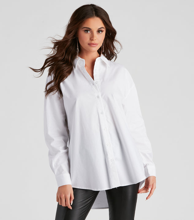 What's Poppin Collar Button Down Top & Windsor