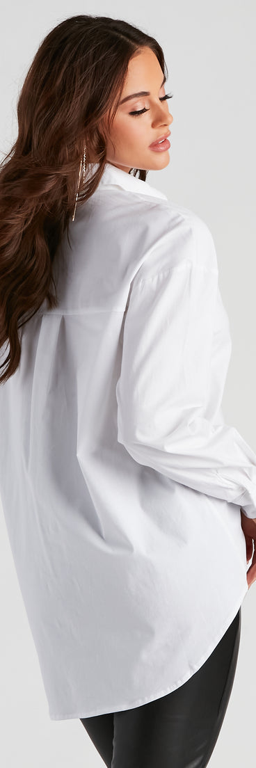 With fun and flirty details, What's Poppin Collar Button Down Top shows off your unique style for a trendy outfit for the summer season!