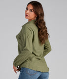 With fun and flirty details, Beach Side Button-Front Linen Shirt shows off your unique style for a trendy outfit for the summer season!