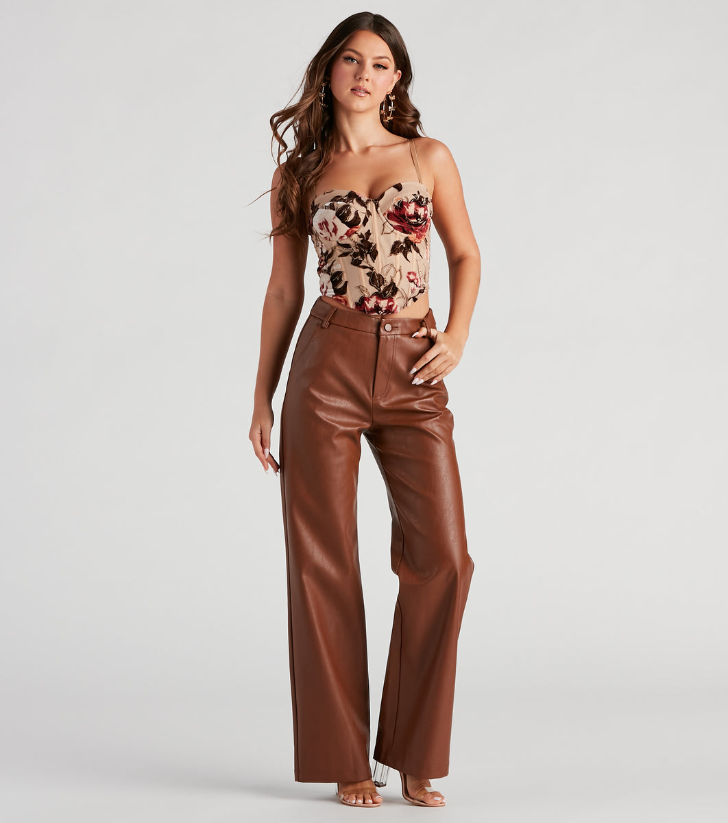 Stunning Details Floral Bustier & Windsor