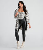 With fun and flirty details, Season Of Flannel Plaid Corset shows off your unique style for a trendy outfit for the summer season!
