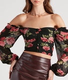 With fun and flirty details, Amp Up The Romance Floral Corset Top shows off your unique style for a trendy outfit for the summer season!