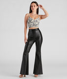 With fun and flirty details, Vibe In Paisley Corset Crop Top shows off your unique style for a trendy outfit for the summer season!