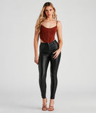 With fun and flirty details, Cordially Invited Corduroy Corset shows off your unique style for a trendy outfit for the summer season!