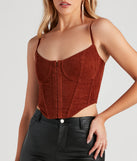 With fun and flirty details, Cordially Invited Corduroy Corset shows off your unique style for a trendy outfit for the summer season!