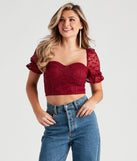 With fun and flirty details, Romance Me Lace Puff Sleeve Bustier shows off your unique style for a trendy outfit for the summer season!