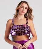 Daring Babe Chainmail Crop Top is a fire pick to create 2023 festival outfits, concert dresses, outfits for raves, or to complete your best party outfits or clubwear!