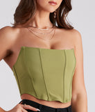 With fun and flirty details, Meant To Be Lace Up Corset Top shows off your unique style for a trendy outfit for the summer season!