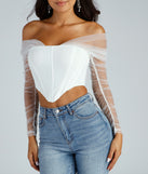 With fun and flirty details, Chic Style Moment Cropped Corset Top shows off your unique style for a trendy outfit for the summer season!
