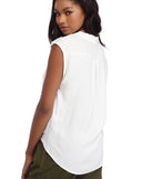 With fun and flirty details, Draped Drama Top shows off your unique style for a trendy outfit for the summer season!
