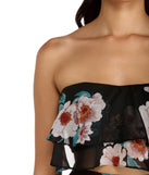 Lovely In Floral Crop Top