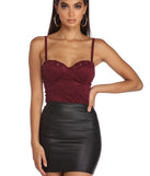 Hard To Get Bustier Top