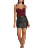 Hard To Get Bustier Top