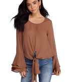 Flow With It Chiffon Top