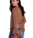 Flow With It Chiffon Top