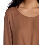 Flow With It Chiffon Top