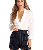 Looking Fresh Chiffon Bodysuit