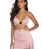 You’ll look stunning in the Feeling You Satin Crop Top when paired with its matching separate to create a glam clothing set perfect for parties, date nights, concert outfits, back-to-school attire, or for any summer event!
