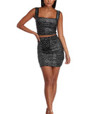 Snake It Off Crop Top for 2022 festival outfits, festival dress, outfits for raves, concert outfits, and/or club outfits