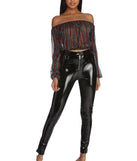 Rainbow Lux Striped Blouse