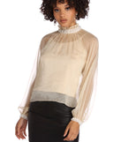 Glam Embellishments Blouse