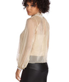 Glam Embellishments Blouse