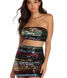 Sparkling Bright Sequin Bandeau