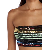Sparkling Bright Sequin Bandeau