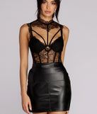 Sheer Desires Lace Bodysuit