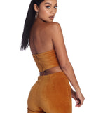 Falling For Corduroy Tube Top