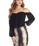 With fun and flirty details, Feelin' Bubbly Chiffon Top shows off your unique style for a trendy outfit for the summer season!
