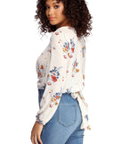 Sweet Intentions Wrap Blouse
