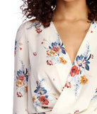Sweet Intentions Wrap Blouse