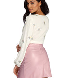 Spring Into Action Wrap Blouse
