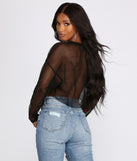 With fun and flirty details, Your Move Fishnet Crop Top shows off your unique style for a trendy outfit for the summer season!