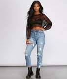 Your Move Fishnet Crop Top is a trendy pick to create 2023 festival outfits, festival dresses, outfits for concerts or raves, and complete your best party outfits!