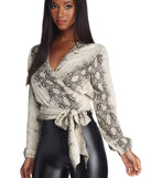In Style Wrap Top