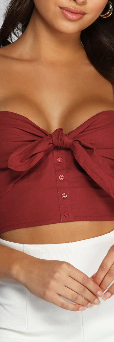 Ties That Bind Crop Top