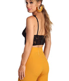 Cropped In Crochet Top for 2022 festival outfits, festival dress, outfits for raves, concert outfits, and/or club outfits