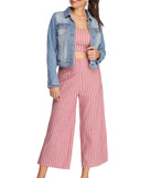With fun and flirty details, Stunt On Them In Stripes Top shows off your unique style for a trendy outfit for the summer season!