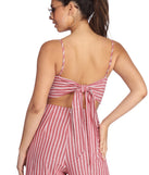 With fun and flirty details, Stunt On Them In Stripes Top shows off your unique style for a trendy outfit for the summer season!
