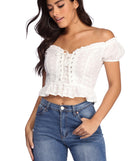 Lovely In Lace Crop Top
